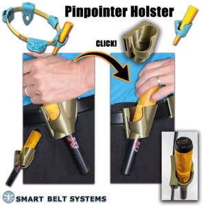 Pinpointer Holster. Smart Belt Systems for Metal Detecting. - Etsy