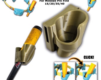 ピンポインターホルスター。金属探知用スマートベルトシステム。