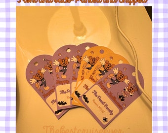 Cadeaulabel Halloween-cruise / Halloween-cadeaulabel visverlenger/Halloween Pixi Halloween-cadeau vakantie/mijn eerste cruise/afgestoft label-traktatie of