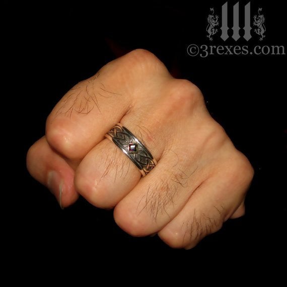 Fairy Tale Gothic Heart Ring - 3 Rexes Jewelry