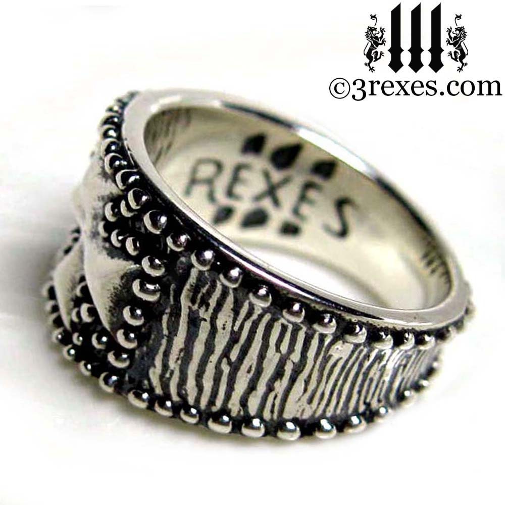 Anelli Acciaio Inox Uomo Anelli Vintage Uomo In Acciaio Inox - Foto 9