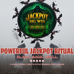 Black Magic Gambling Luck Spell · 12Hour Delivery Photo Proof + Tarot Psychic Reading · Attract Wins, Casino Luck, Abundance Energy