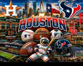 All Things Houston Sports Tumbler Wrap