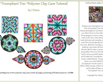 Tutorial de arcilla polimérica Triumphant Trio de CHarm