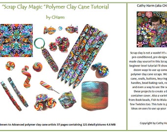 Scrap Clay Magic polymer clay tutorial by CHarm