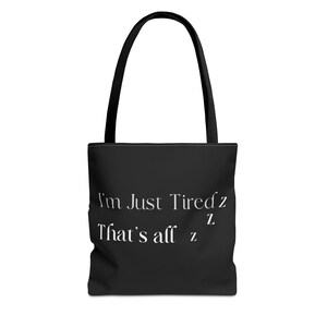 Draagtas I&#39;m Just Moe | Casual draagtas, grappig cadeau voor vrienden, dagelijks gebruik, boodschappentas, statementtas