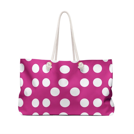 Polka dot overnight bag new arrivals