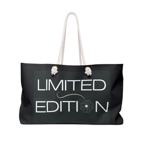 Limited Edition Weekender Bag - Stylish Travel Tote, Perfect Gift for Travelers, Weekend Getaways, Beach Days, Gym, and More