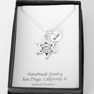 Police store star necklace