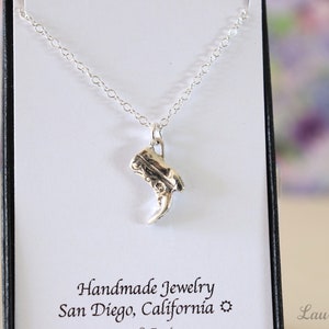 Collier botte de cowboy, collier à breloques botte de cowboy oblique, cadeau amitié, argent sterling, cadeau bestie, bijoux western, breloque cow-girl