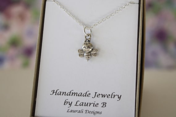 Bumble bee charm necklace deals