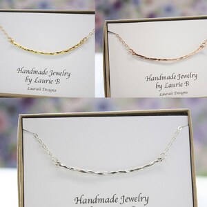 Thin Bar Necklace, Sterling Silver thin design, Gold, Rose Gold, Two Best Friends, BFF, Charm Silver, Gold Branch, Silver Branch, Two Bird