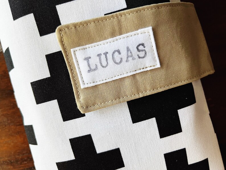 Diaper Clutch Swiss Cross Personalized Baby Shower Gift image 4