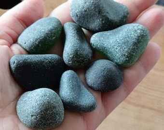 Genuine Pirate Sea Glass, Surf-Tumbled, Beach Decor, Jewelry Making