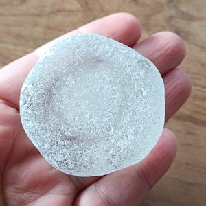 Thick large bottle bottom, vintage bottle bottom, Genuine sea glass, Surf tumbled sea glass
