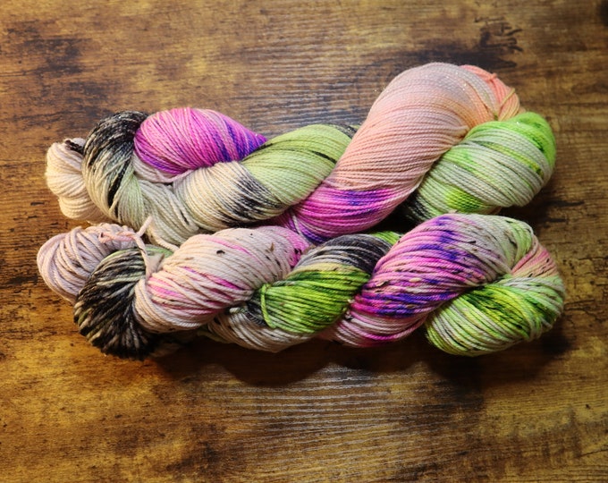 Ready to Ship - Witch's Brew Hand Dyed Yarn