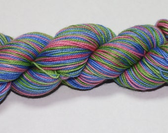 Dyed to Order - Christmas Bauble Self Striping Hand Dyed Sock Yarn