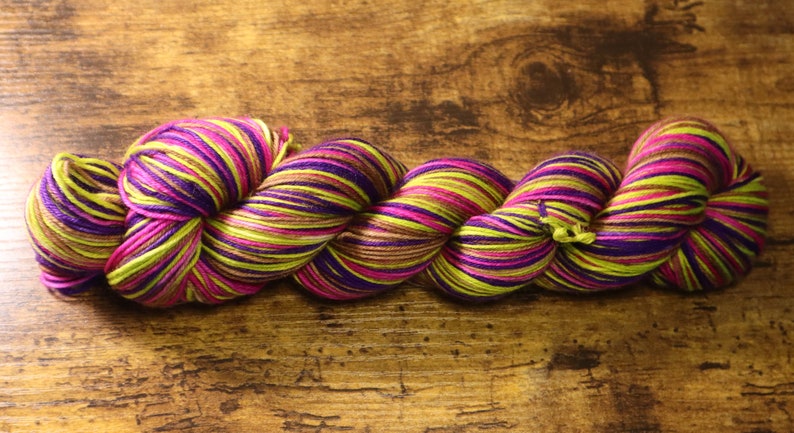 Dyed to Order Legends and Lattes Self Striping Hand Dyed Yarn image 1