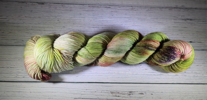 Dyed to Order Hellebore Hand Dyed Sock Yarn image 1