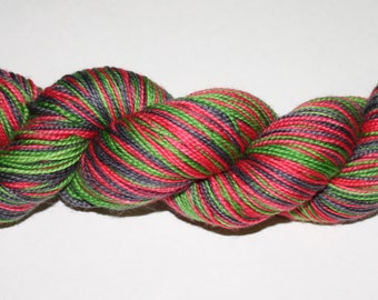 Dyed to Order - Mean One Self - Striping Hand Dyed Sock Yarn