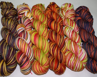 Design Your Own Self Striping Hand Dyed Sock Yarn