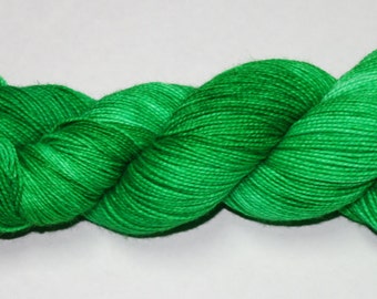 Dyed to Order - Christmas Green Hand Dyed Yarn