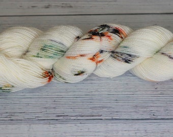 Dyed to Order - Vintage Halloween Speckle Hand Dyed Yarn