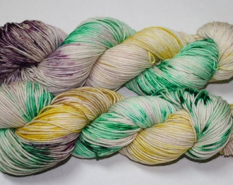 Dyed to Order - King Cake Hand Dyed Sock Yarn