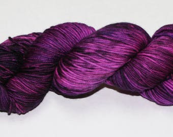 Dyed to Order - Black Hearted Hand Dyed Yarn