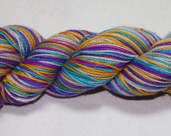 Dyed to Order - Wanderer Self Striping Hand Dyed Sock Yarn