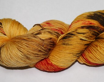 Dyed to Order - Dragonfly In Amber Hand Dyed Yarn