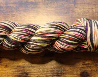 Dyed to Order - Ghostly Self Striping Hand Dyed Sock Yarn