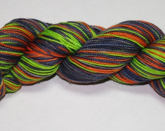 Dyed to Order - Witching Hour Self Striping Hand Dyed Sock Yarn