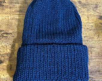 Navy Adult Knit Beanie