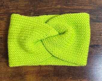 Slime Handmade Knit Twist Ear Warmer