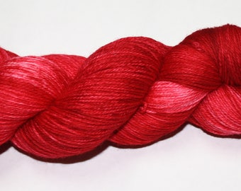 Dyed to Order - Tomato Hand Dyed Yarn