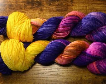 Dyed to Order - Eclipse Me Hand Dyed Yarn