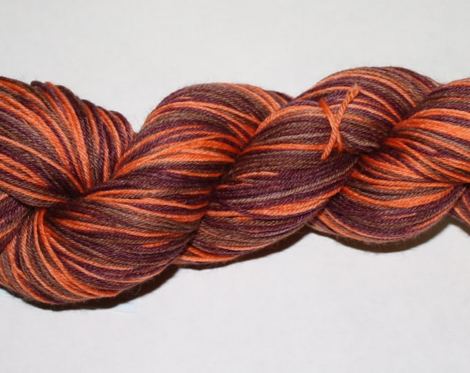 Dyed to Order - Pumpkin Spice Latte Self-Striping Hand Dyed Sock Yarn