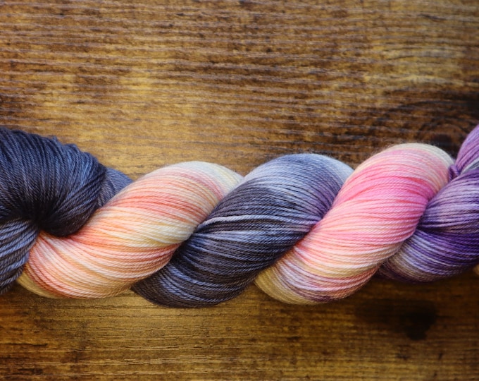 Ready to Ship - Cold Winter Morning Hand Dyed Yarn
