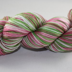 Dyed to Order - Meadow Self Striping Hand Dyed Sock Yarn