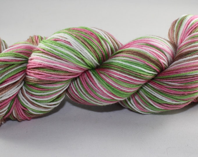 Dyed to Order - Meadow Self Striping Hand Dyed Sock Yarn