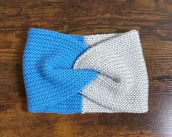 Lions Handmade Knit Twist Ear Warmer