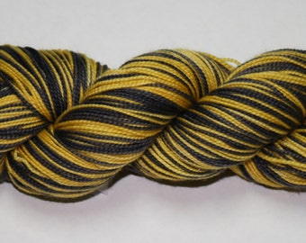 Dyed to Order - Bumble Bee Self Striping Sock Yarn