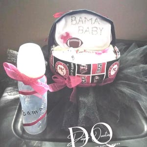 Baby Shower Diaper Bassinet Gift/Centerpiece #Team