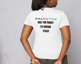 Palestinian Tshirt Free Palestine Save Gaza Right to Defend Itself Men Women Unisex
