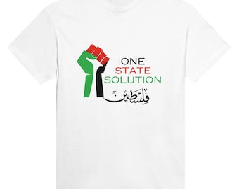 Palestinian T Shirt Free Palestine Save Gaza One State Solution Men Women Shirt