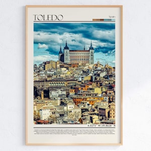 Toledo Poster Druck, Toledo Wandkunst, Toledo Reisegeschenk, Toledo Poster, Toledo Foto, Spanien / Europa