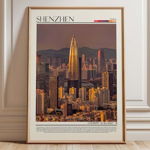 Shenzhen Print, Shenzhen Wall Art, Shenzhen Poster, Shenzhen Travel, Shenzhen Art Print, Shenzhen Travel Poster, Shenzhen/China