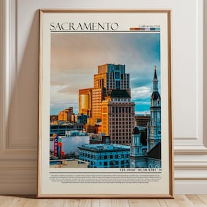Sacramento Wall Art, Sacramento Poster Print, Sacramento Photo, Sacramento Print, Sacramento Print, California/USA