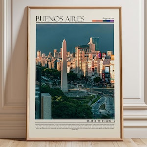 Buenos Aires Wall Art  Buenos Aires Artwork , Buenos Aires Travel Print, Buenos Aires Travel Gift, Buenos Aires/ Argentina